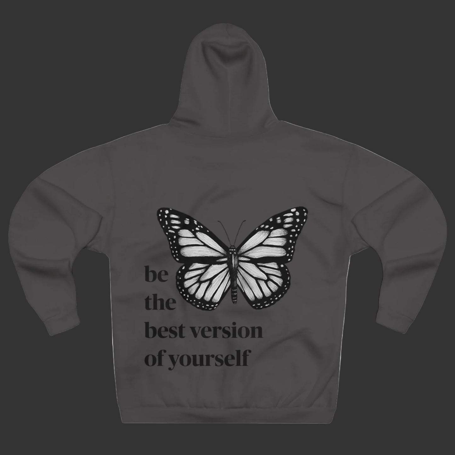 Sweat à capuche papillon