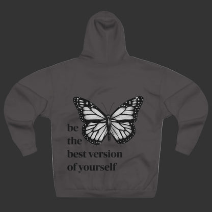 Sweat à capuche papillon